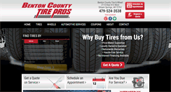 Desktop Screenshot of bentoncountytire.com