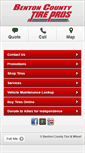 Mobile Screenshot of bentoncountytire.com